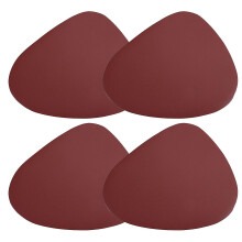 (Red Wine) Waterdrops Shape Non-Slip Table Mats Heat Insulation Table Mats For Tea Table