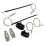 Window Regulator Repair Kit for  206 CC REAR LEFT RIGHT Convertible Cabrio 2000-2008 2