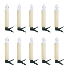 Cute Flameless Clip Candle Lights for Tree Lightweight Stylish Xmas Decor for Chirtamas Parties