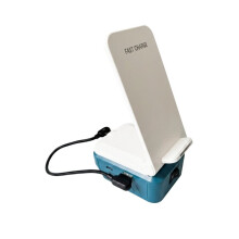 Wireless Charger Power Source Adapter for 18V Battery Fast USB Charger Phone Stand Station for Jobsite Desk Dock