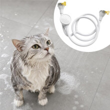 Double Shower Hose for Bath Taps, Tap Shower Attachment for Bath Taps,for Pet Bathing,Hair Washing,and Bathroom Cleaning