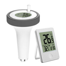 Floating Pool Thermometers with Indoor Monitors Durable Water Temperature Measurer for Swim Pool