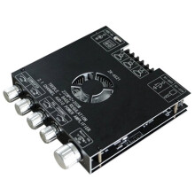 5.1 Audio Amplifier Board, ZK-AS21 2.1CH 220Wx2 + 350W HiFi Amp Subwoofer Power Amp,Audio Amplifier Module
