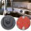 Handheld Walkie Talkie Shoulder Speaker Mic Mount CB Microphone Holder Round Knob Mic Holder Mount 4