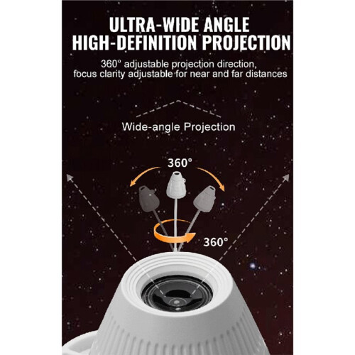 USB Starrys Projector Night Light Adjustable Brightness  Star Projector Night Light for Car Bedroom 26 Films 2