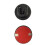 Handheld Walkie Talkie Shoulder Speaker Mic Mount CB Microphone Holder Round Knob Mic Holder Mount 3
