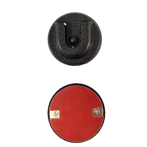 Handheld Walkie Talkie Shoulder Speaker Mic Mount CB Microphone Holder Round Knob Mic Holder Mount 2