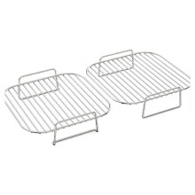 Air Fryer Rack Square 8'' Accessories, 2pcs Stainless Steel Grill Stackable Basket Compatible for /Cosori/Chefman