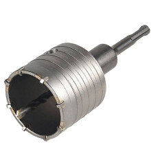 1pc SDS Concrete Hole Saw 65mm Electric Hollow Core Drill Bit Shank Core Drill Bit Cement Stone Wall Drilling Tool