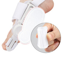 Ankle Brace Bunion Corrector for Women Men, Toe Straightener for Relief White