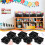 6 Pack Classroom Caddy with Handle, 3 Compartments Plastic Storage Caddy Organizer for School, Home and Office 4