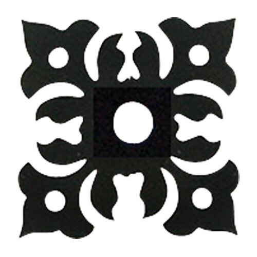 Floral Cabinet Door Silhouette