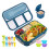 16-Piece Plastic Lunch Box Set Large Capacity Food Storage Box Kitchen Supplies 1