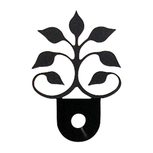Leaf Fan Cabinet Door Silhouette