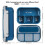 16-Piece Plastic Lunch Box Set Large Capacity Food Storage Box Kitchen Supplies 2
