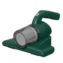 (7.4V, Blackish Green) Wireless Mite Vacuum Cleaner Powerful Suction Mattress Vacuum Cleaner with UV Light for Home