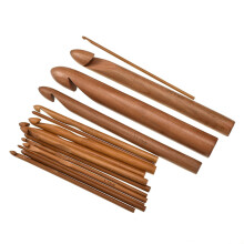 Wooden Crochet Hooks Durable Knitting Tools Portable Knitting Accessories Great Gifts for Beginner