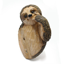 Cute Sloth Statue Personalized Resin Crafts Realistic Animals Hanging Ornament for Outdoor Garden