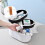 Rotary Medicine Box with Mini Tablet Box Large Capacity 3-Layers First Aid Box 4