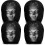 Face Headrest Covers,Scary Covers for Cars, Halloween-Themed Fun 3