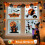 Halloween Window Stickers, Castle Bat Ghost Pumpkin Scary Halloween 5