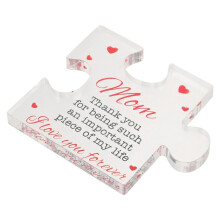 Acrylic Appreciation Tabletop Decor Puzzle Gift for Thank You