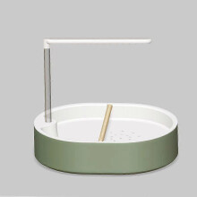 (Green C) Parrots Bathtubs - Multifunctional Birds Shower with Adjustable Flows & Anti-Slip Bottom, Perfect for Indoor Cage Environment and Playtime