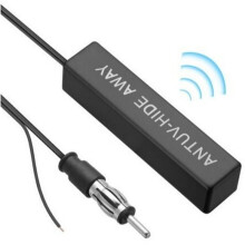 Universal Car Hidden Amplified Antenna Kit for 12V Electronic Stereo AM/FM Radio New