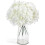 64Pcs Hydrangea Artificial Flowers Bulk, Silk White Hydrangeas, for Wedding Centerpieces, Home, Garden, Party Decoration 4