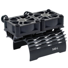Ventilateurs de Refroidissement de Moteur RC 36 mm Double Ventilateur avec Dissipateur Thermique en Métal pour Moteurs Sans Balais 3660 3670 3674