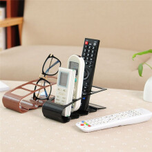 TV Remote Control Stand Household Appliances Remote Control Storage Rack Desktop Stand Living Room Office Brown