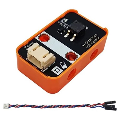 High Sensitivity 4-Direction Tilt  Sensor Digital Output 3.3V/5V with Enclosure PH2.0 for  ESP32 Microbit