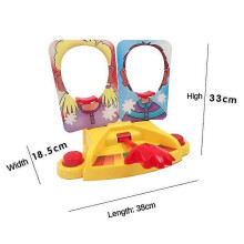 (Double Face Slapping) Face Showdown Game Toy Cake Cream Pie In The Face Family Party Game