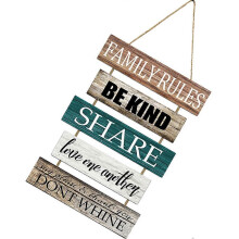 Wooden Hanging Plaque for Decoration Rustic Wall Art Home Decor
