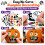 16 Sheets Halloween Pumpkin Stickers 32 Facial Decals Decorating Kit 4