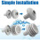 Pool Accessories, Pool Connection Set 32 mm, Pool Filter Connection, Pool Filter Pool Accessories with Internal Thread 5