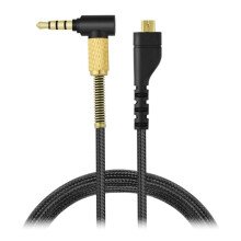 Vervangende Stereo Audiokabel Verlengkabel voor Arctis 3 5 7 Pro Draadloze Gaming Hoofdtelefoon Headset