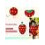 Costume Set Hilarious Red Fruit Cosplay Outfit with Headpiece, Soft 5