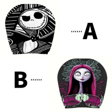 (#198) 1Pair Car Headrest Covers With Funny Cartoon Print For Auto Interior Decoration NEW