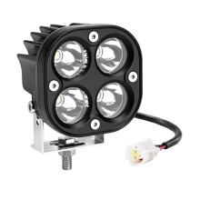 Faros para Yozma en 10 Dirt Pit Bike, Faro de Luz de Inundación, Faro LED de 20W 6000K Luz Auxiliar para Motocicleta