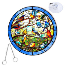 Decorative Bird Sign Acrylic Door Hanger for Home Wall Decor 2Pcs
