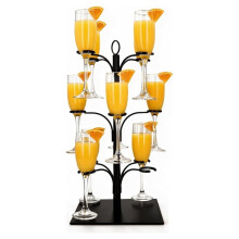 Cocktail Tree-Shaped Glass Holder-12-Glass Champagne , Sturdy and Secure, Ideal for Weddings, Gatherings, and Party