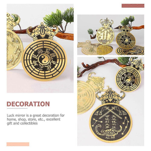 Eight Diagrams Mirror Copper Luck Mirror Decoration for Wall Hanging 2