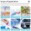 5Pcs TempU05 90 Days USB Temperature Data Logger Disposable PDF Report Temperature Recorder for Cold-Chain Transport 6