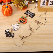 Halloween Front Door Hanging Pumpkin Witch Flags Sign for Halloween Home Haunted House Door Decorations