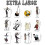 12 Sheets Big Size Window Clings Halloween Window Clings Nightmare 4