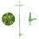 Weeder Three-Claw Tool Suitable Height Labor-Saving Three-Claw for Effortless Grass Pulling and Weeding 3