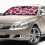 Pink Leopard Design Print Car Interior Protector Universal Autos Windshield Covers Foldable Car Sun Shade Windshield UV 4