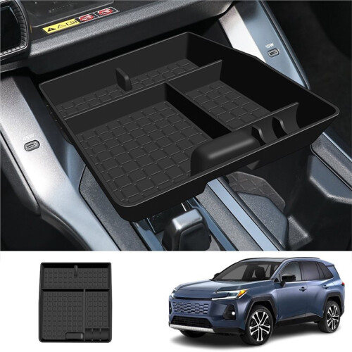 Center Console Storage Drawer for  RAV4 2026 Insert Center Console Cubby Drawer Hidden Storage Box Accessories 2