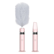 (Powder) Wireless Microfiber Dusting Brush Multifunction Furniture Cleaning Tool for Window